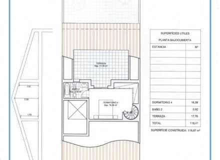 Oferta especial constructors! Edifici de 4 apartaments amb plànols d'edificació.14