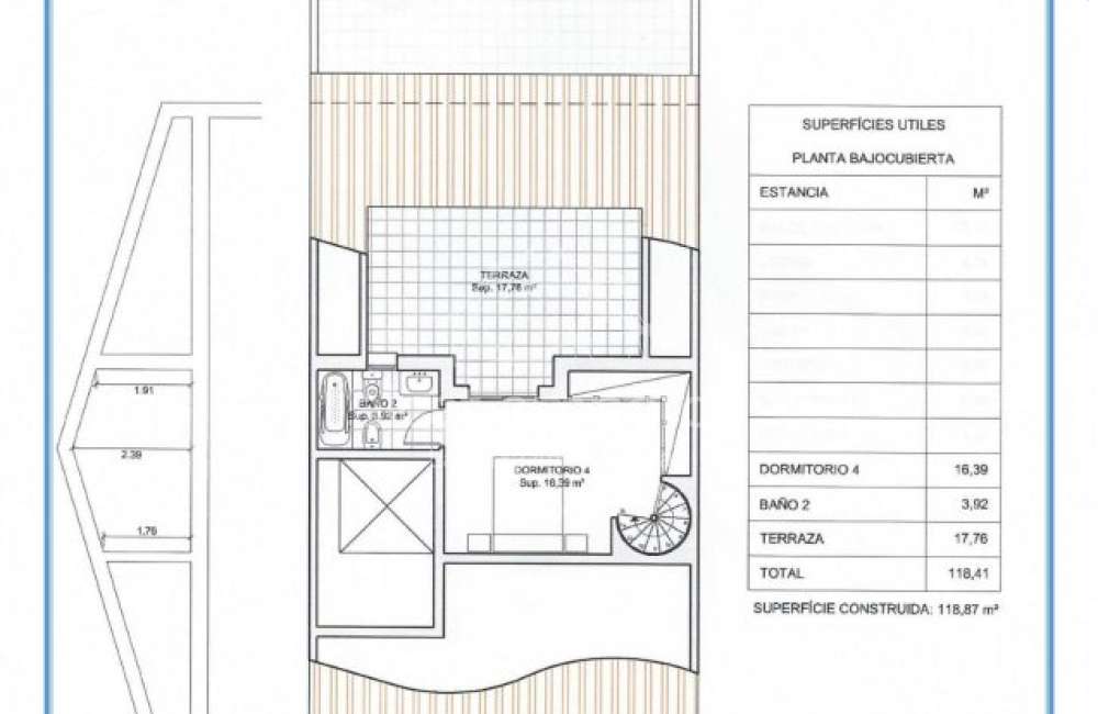 Oferta especial constructors! Edifici de 4 apartaments amb plànols d'edificació.14