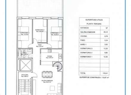 Oferta especial constructors! Edifici de 4 apartaments amb plànols d'edificació.13