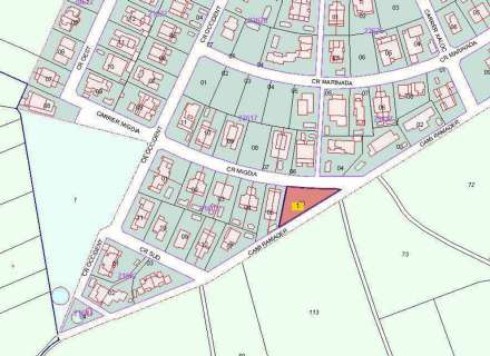 Terreno urbano edificable de 777 m² ubicado en Mas Pau0