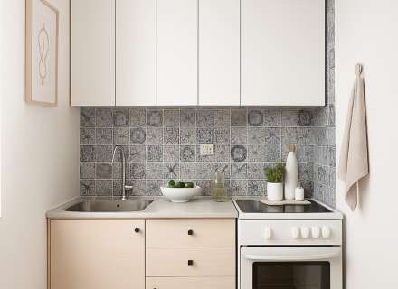 Estudio en Pals con piscina comunitaria solo dos minutos de la playa.3