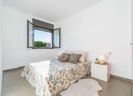 Modern apartment with communal swimming pool and parking space.31