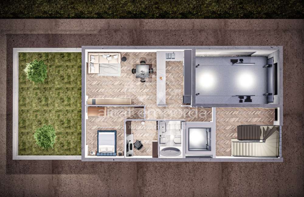 Oferta especial constructors! Edifici de 4 apartaments amb plànols d'edificació.3