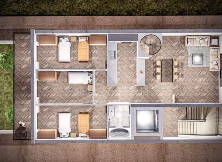 Oferta especial constructors! Edifici de 4 apartaments amb plànols d'edificació.2