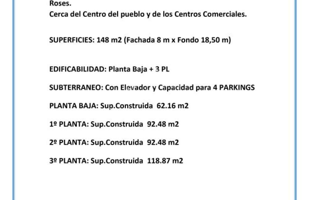 Oferta especial constructors! Edifici de 4 apartaments amb plànols d'edificació.8