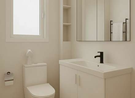 Estudio en Pals con piscina comunitaria solo dos minutos de la playa.4